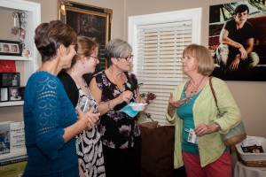 L-R: Megan Fetter, our very own Becky Jordan, Gay Inskeep and former St. Petersburg/Clearwater Film Commissioner Jennifer Parramore .