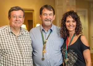 (left to right) Thomas, Bruce, and Carol in 2014.